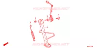 BEQUILLE pour Honda CBR 250 R de 2014