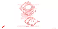 CYLINDRE pour Honda CBR 250 R de 2013