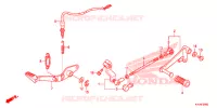 PEDALE pour Honda CBR 250 R de 2013