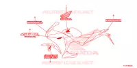 T (AC,CM,2AC,2CM) pour Honda CBR 250 R de 2013