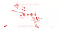 BEQUILLE pour Honda CBR 250 RR de 1995