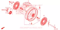ROUE AVANT pour Honda CBR 600 RR BLACK de 2012