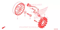 ALTERNATEUR pour Honda CBR 600 RR RED de 2013