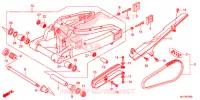 BRAS OSCILLANT pour Honda CBR 600 RR RED de 2013