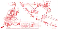 GUIDON   TE DE FOURCHE pour Honda CBR 600 RR RED de 2013