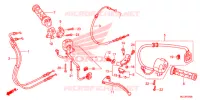 LEVIER DE GUIDON   CABLE   COMMODO pour Honda CBR 600 RR RED de 2013