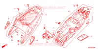 COUVERCLES LATERAUX pour Honda CBR 600 RR TRICOLOR de 2014