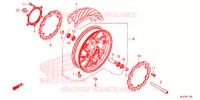 ROUE AVANT pour Honda CBR 650 F ABS de 2015