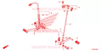 PEDALE pour Honda CBR 650 F ABS de 2015