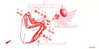 PHARE pour Honda CBR 650 F ABS de 2015