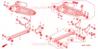 AMORTISSEUR ARRIERE pour Honda CB 1300 SUPER FOUR Speed warning light de 1999