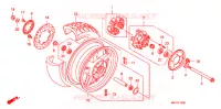 ROUE ARRIERE pour Honda CB 1300 SUPER BOL DOR de 2008