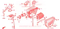 FILTRE A AIR pour Honda CB 250 TWO FIFTY POLICE 2HK de 2004