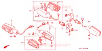 CLIGNOTANT pour Honda CB 400 SUPER FOUR de 1993