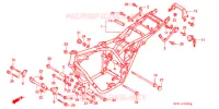 CADRE pour Honda CB 400 SUPER FOUR BLACK de 1994