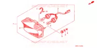 FEU ARRIERE pour Honda CB 400 SUPER FOUR BLACK de 1994