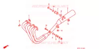 SILENCIEUX D'ECHAPPEMENT (F2) pour Honda CB 400 SUPER FOUR BLACK de 1994