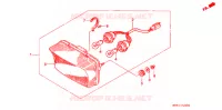 FEU ARRIERE pour Honda CB 400 SUPER FOUR RED de 1994