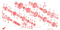 BOITE DE VITESSES pour Honda CB 400 SUPER FOUR DRIVING SCHOOL de 1993