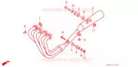 SILENCIEUX D'ECHAPPEMENT (CB400KP YA) pour Honda CB 400 SUPER FOUR DRIVING SCHOOL de 1993