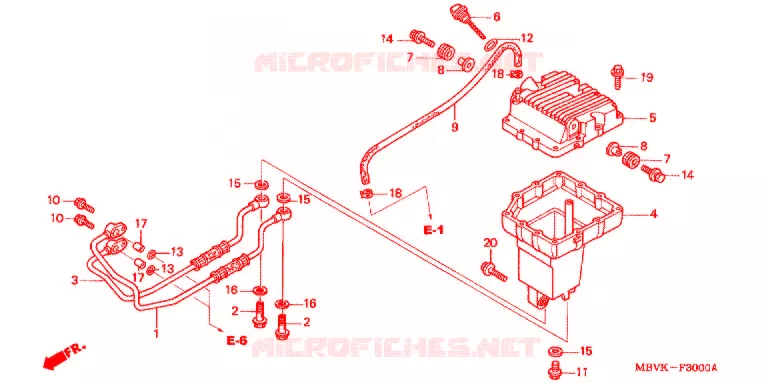 RESERVOIR D'HUILE Honda MOTO 400 CB 2002  CB400SS2