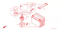 BATTERIE pour Honda CB 400 FOUR de 1998