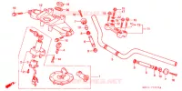 GUIDON   TE DE FOURCHE pour Honda CB 400 FOUR de 1998