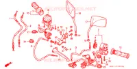 LEVIER DE GUIDON   CABLE   COMMODO pour Honda CB 400 FOUR de 1998