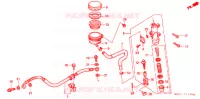 MAITRE CYLINDRE DE FREIN ARRIERE pour Honda CB 400 FOUR de 1998