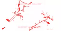 PEDALE pour Honda CB 400 FOUR de 1998