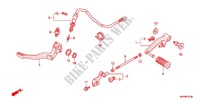 PEDALE pour Honda CB 1300 SUPER FOUR TOURING de 2012