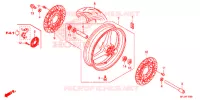 ROUE AVANT pour Honda CBR 600 R ABS RED de 2012