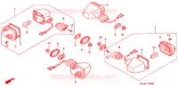 CLIGNOTANT pour Honda CBR 900 RR de 2000
