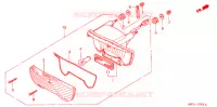 FEU ARRIERE pour Honda CBX 250 TWISTER de 2003
