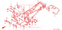 CADRE pour Honda CBX 250 TWISTER de 2007
