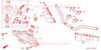 GUIDON   TE DE FOURCHE pour Honda CBX 250 TWISTER de 2007