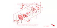 POMPE A HUILE pour Honda CBX 250 TWISTER de 2004