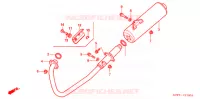 SILENCIEUX D'ECHAPPEMENT pour Honda CBX 250 TWISTER de 2004