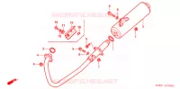 SILENCIEUX D'ECHAPPEMENT pour Honda CBX 250 TWISTER 2LA de 2008