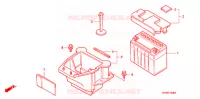 BATTERIE pour Honda CH 80 ELITE de 2003