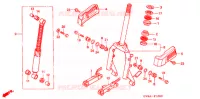 FOURCHE pour Honda TRX 250 FOURTRAX RECON Standard de 2005