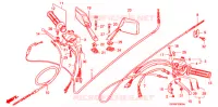 COMMODOS   POIGNEES pour Honda CH 80 ELITE de 2005