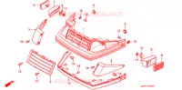 PARE BRISE   ARAIGNEE pour Honda CH 80 ELITE de 1994