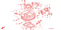 CULASSE pour Honda CH 80 ELITE de 1998