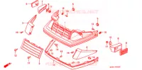 PARE BRISE   ARAIGNEE pour Honda CH 80 ELITE de 1999