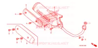 SILENCIEUX D'ECHAPPEMENT pour Honda 50 METROPOLITAN de 2008