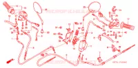 LEVIER DE GUIDON   CABLE   COMMODO pour Honda 50 METROPOLITAN 2 de 2003