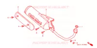 SILENCIEUX D'ECHAPPEMENT pour Honda 50 METROPOLITAN 2 de 2005