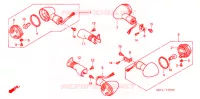 CLIGNOTANT pour Honda 50 METROPOLITAN SPECIAL de 2004