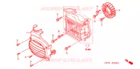 VENTILATEUR ET COUVERCLE DE RADIATEUR pour Honda 50 METROPOLITAN SPECIAL de 2004